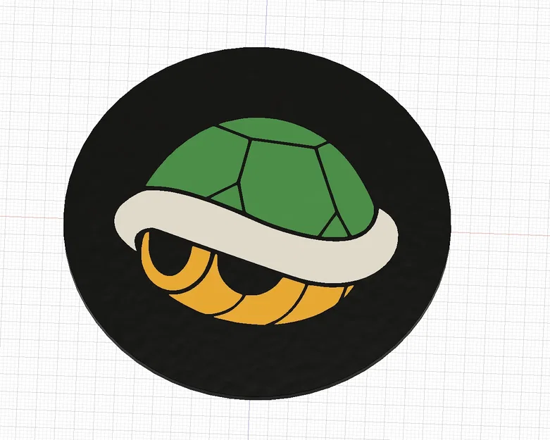 Giá đỡ cốc Mario Kart với vỏ đỏ/xanh - Image 3