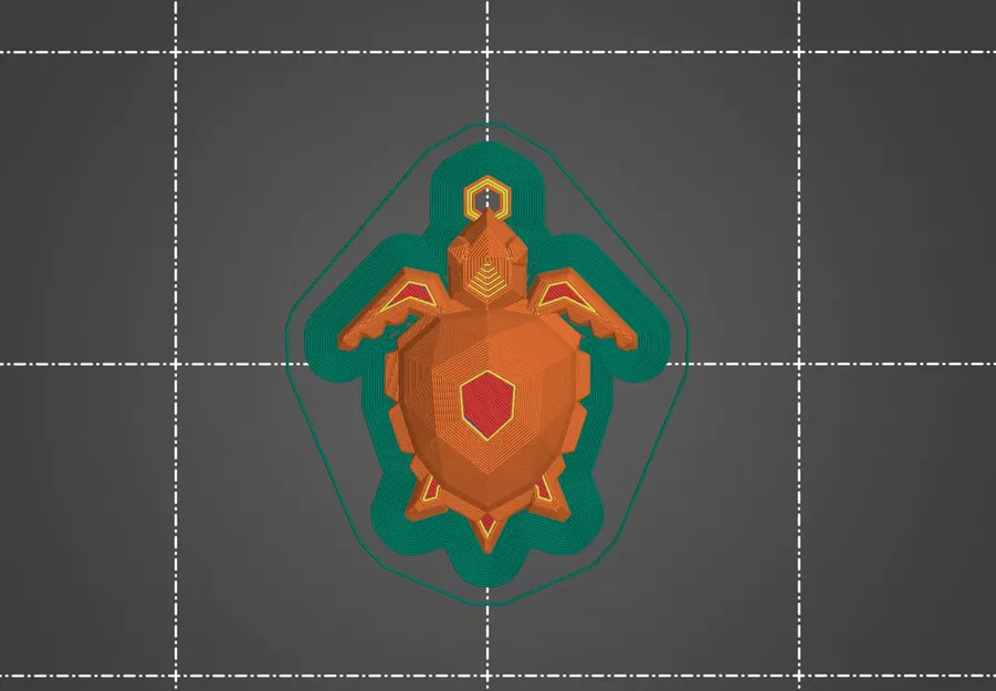 Rùa dễ thương phong cách low poly làm đồ trang trí - Image 2