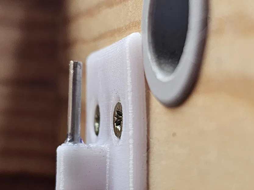 Giá đỡ trục và thanh rèm với móc vít - Image 2