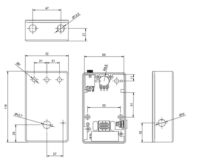 Hộp in 3D cho bàn đạp hiệu ứng guitar - Image 2