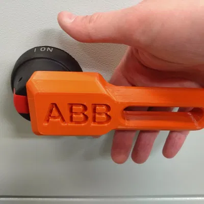 Mở rộng tay cầm công tắc cầu chì 63A ABB