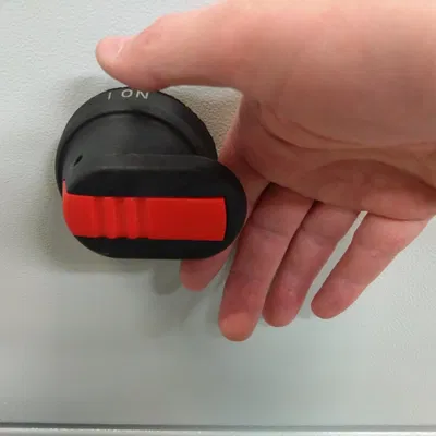 Mở rộng tay cầm công tắc cầu chì 63A ABB