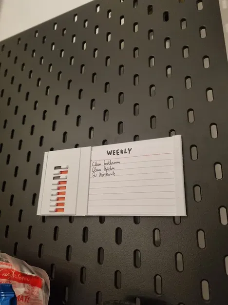 Danh sách TODO tái sử dụng cho thẻ ghi nhớ A7 và móc Skadis - Image 1