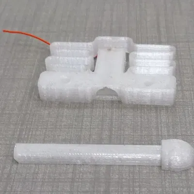 Bệ phóng tên lửa lò xo nhỏ có thể in được