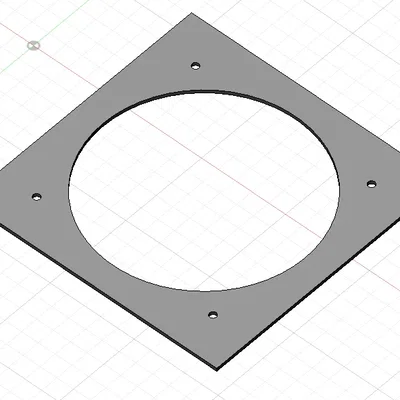 Nắp quạt 120mm cho máy in 3D
