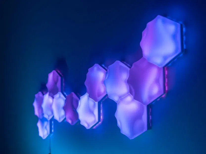 Bảng đèn LED tự chế theo phong cách Nanoleaf - Image 1