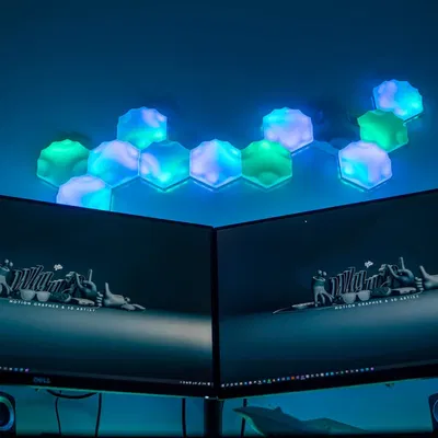 Bảng đèn LED tự chế theo phong cách Nanoleaf