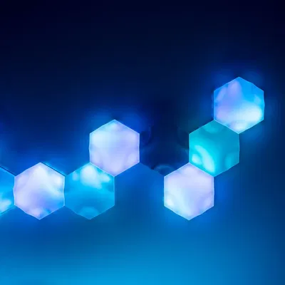 Bảng đèn LED tự chế theo phong cách Nanoleaf