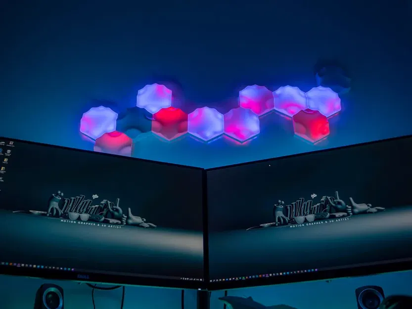 Bảng đèn LED tự chế theo phong cách Nanoleaf - Image 5