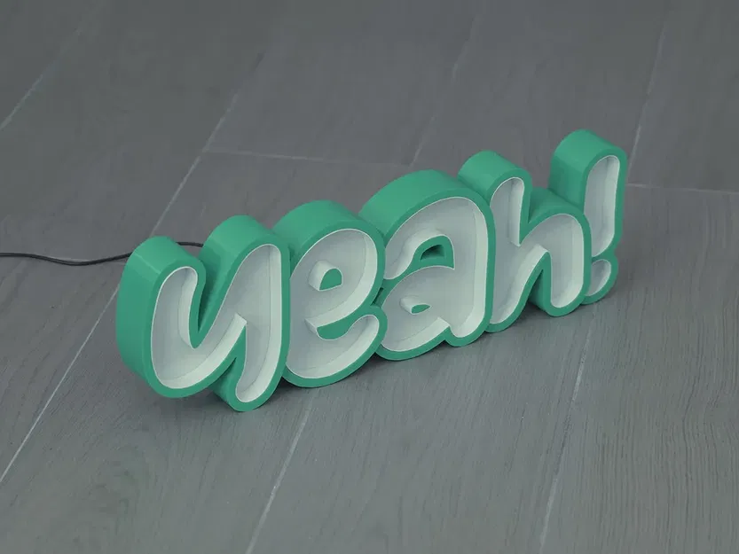 Bảng hiệu LED nghệ thuật với chữ cái phát sáng - Image 3