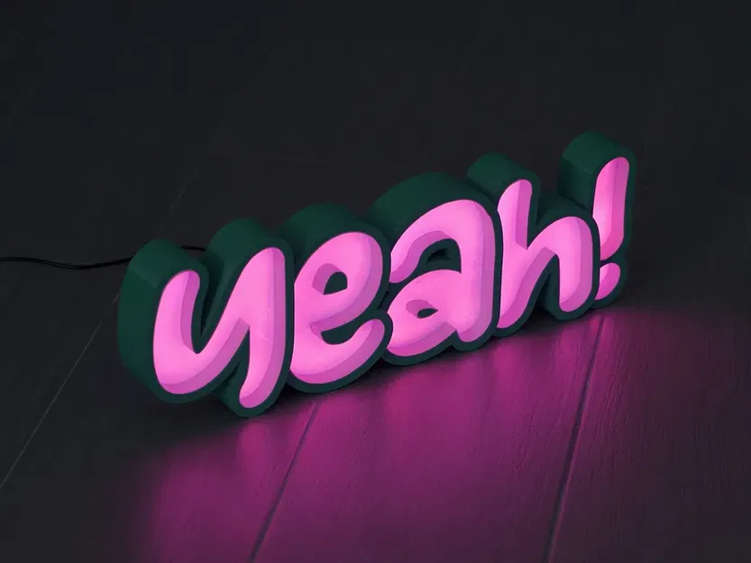 Bảng hiệu LED nghệ thuật với chữ cái phát sáng - Image 4