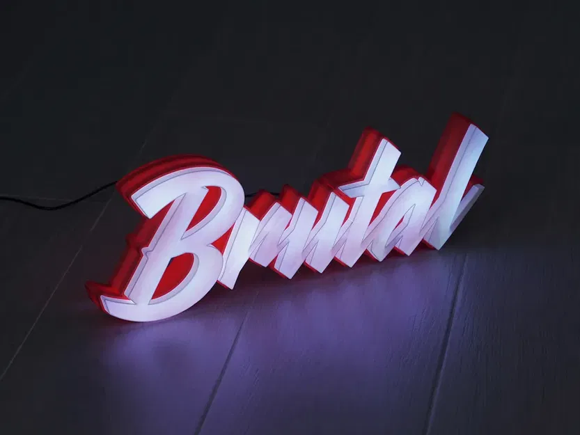 Đèn Marquee LED phong cách Brutal - Image 2