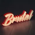 Đèn Marquee LED phong cách Brutal - Thumbnail 4