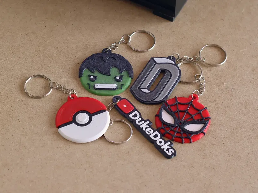 Móc khóa Hulk nhiều màu sắc - Image 2