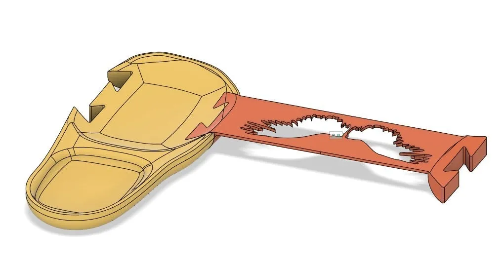 Dép xỏ ngón thiết kế dễ in từ Fusion 360 - Image 1