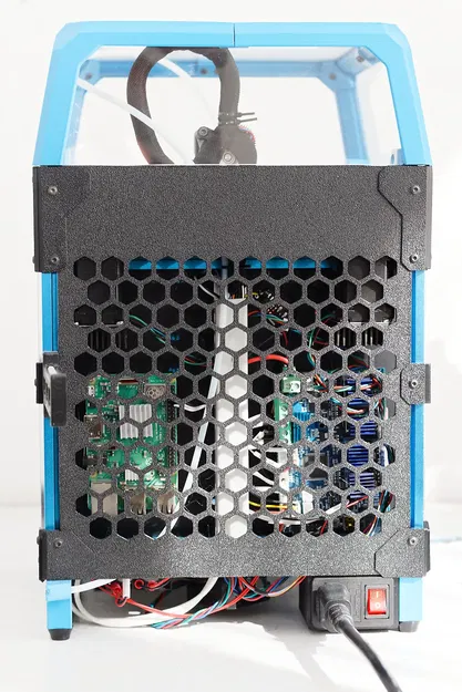 Nắp sau Voron V0.1/V0.2 với lỗ hình lục giác cho tản nhiệt tố... - Image 1