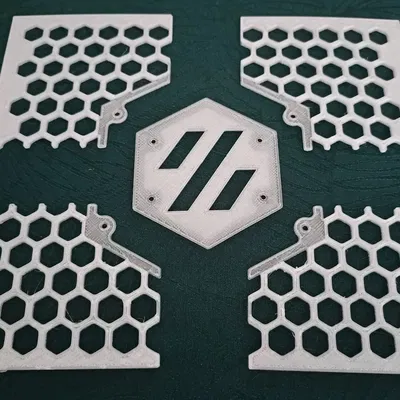 Bảng panel sau thông gió cho máy in Voron V0.2