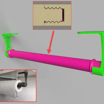 Giá đỡ cuộn giấy cho bếp