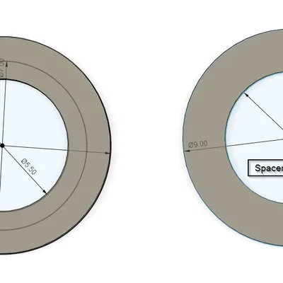 Bộ spacer cho máy ép nhiệt Jo Presser - Insert ren