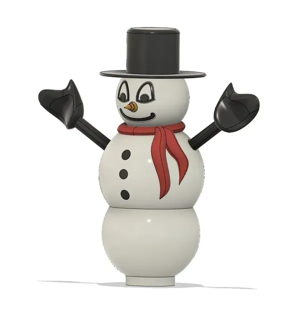 Người tuyết dễ thương cho mùa Giáng Sinh - Image 1