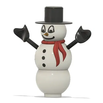 Người tuyết dễ thương cho mùa Giáng Sinh