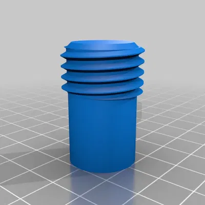 Sửa chữa balai bằng hai chi tiết PLA cho tay cầm nhôm 20 mm