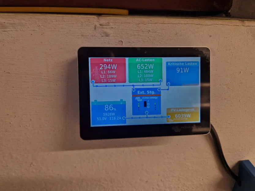 Giá đỡ treo tường cho màn hình GX Touch 50 Victron - Image 1