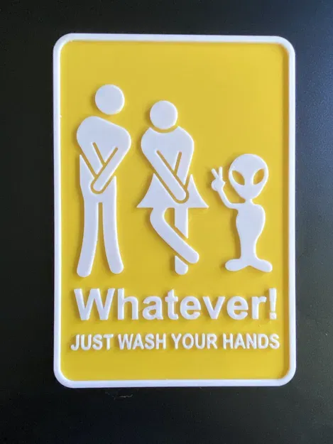 Biển hiệu nhà vệ sinh hài hước cho bể bơi - Image 1