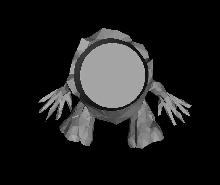 Chậu cây Low Poly hình Baby Groot - Image 3