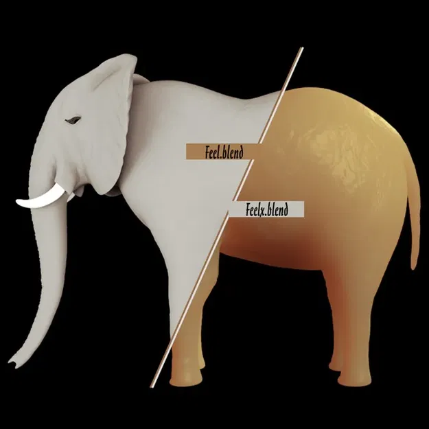 Lưới voi công cộng trong không gian nghệ thuật 3D - Image 1