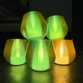 Bộ vỏ đèn tealight trong suốt kiểu dáng hoa văn - Thumbnail 1
