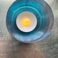 Bộ vỏ đèn tealight trong suốt kiểu dáng hoa văn - Thumbnail 6