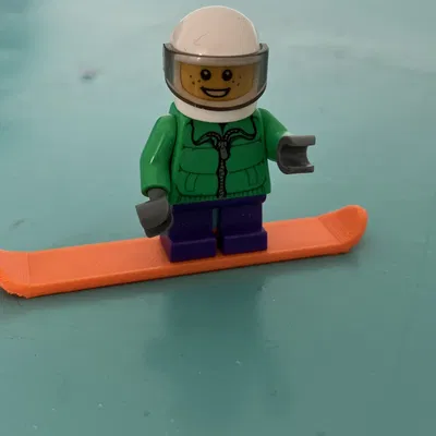 Ván trượt tuyết LEGO tương thích với LEGO thật