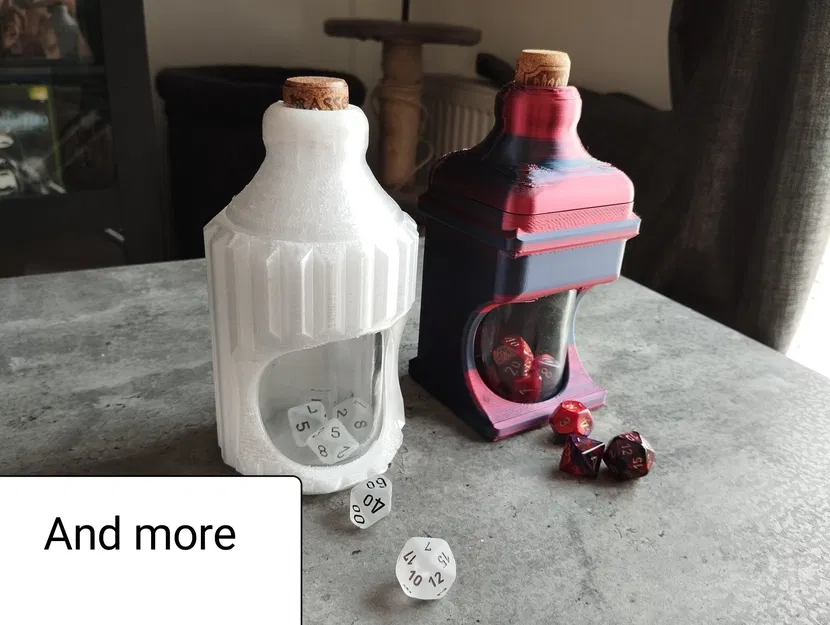 Bộ bình thuốc đa năng cho xúc sắc và lưu trữ xúc sắc - Image 1