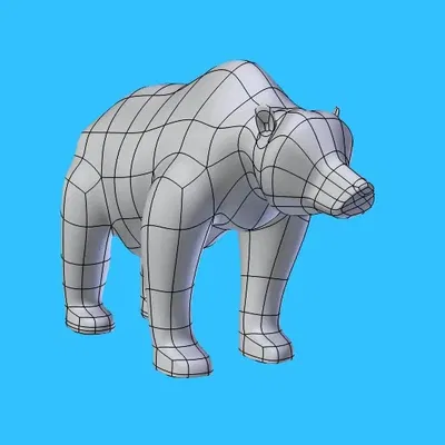 Mô hình lưới gấu trong không gian công cộng