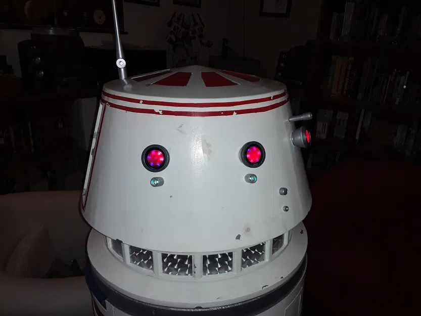 Mắt R5-D4 phong cách New Hope với không gian cho NeoPixel Jewel - Image 1