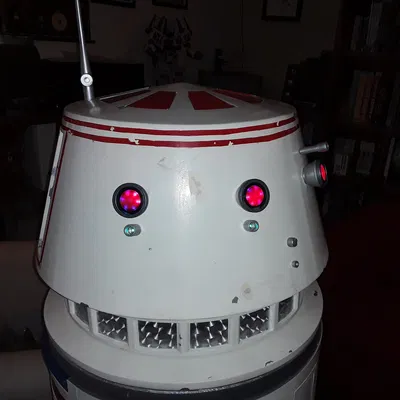 Mắt R5-D4 phong cách New Hope với không gian cho NeoPixel Jewel