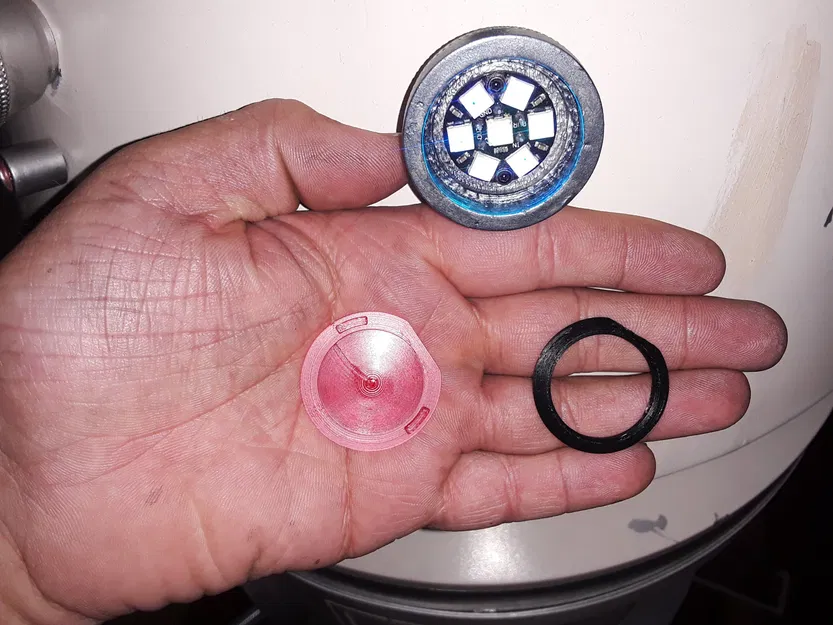 Mắt R5-D4 phong cách New Hope với không gian cho NeoPixel Jewel - Image 8