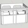 Thùng bia đựng pin có thể chồng lên nhau cho pin C và D - Thumbnail 3