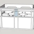 Thùng bia đựng pin có thể chồng lên nhau cho pin C và D - Thumbnail 5