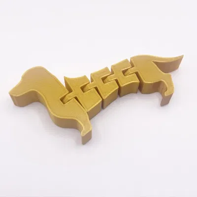 Chó Dachshund linh hoạt với tư thế không hoàn hảo