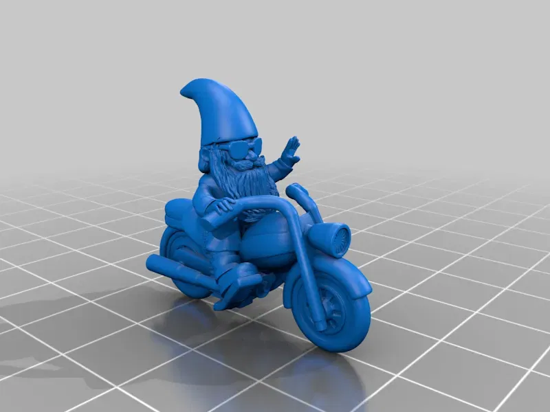 Tượng phù thủy vườn cưỡi xe đạp - Image 2