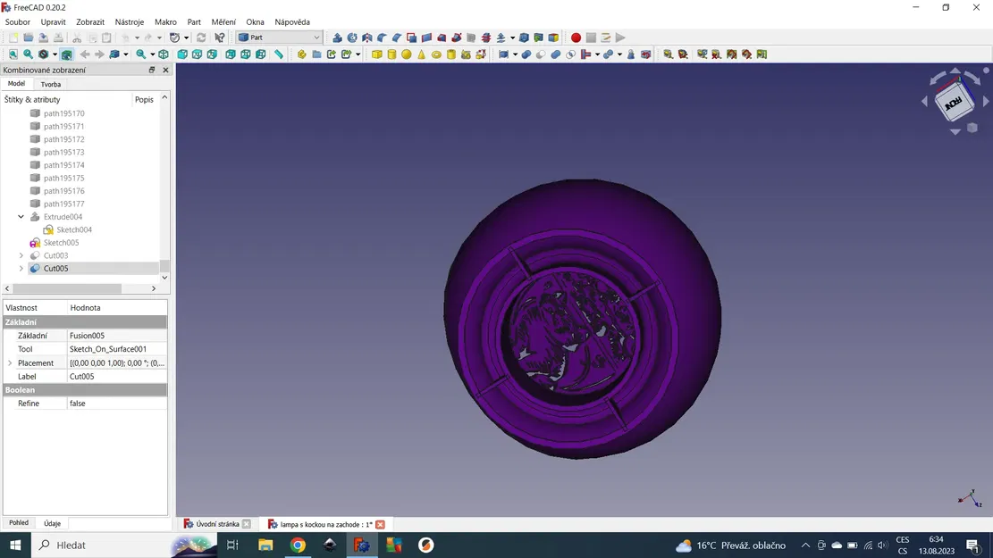 Mô hình mèo ngồi trên bồn cầu in từ PLA - Image 3