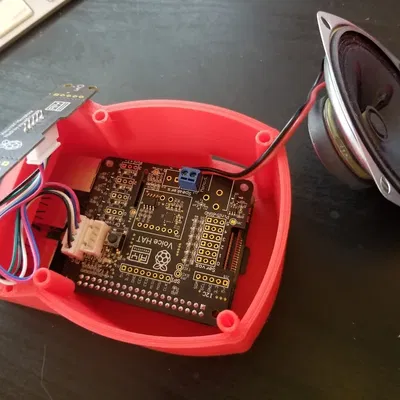 Hộp thay thế cho bộ Google AIY Voice Kit