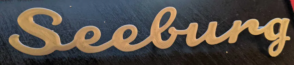 Biểu tượng loa giọt nước Seeburg với chốt gắn phía sau - Image 1