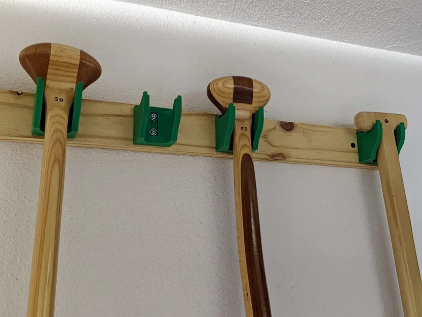 Giá treo tường đa năng cho dụng cụ làm vườn và mái chèo canoe - Image 6