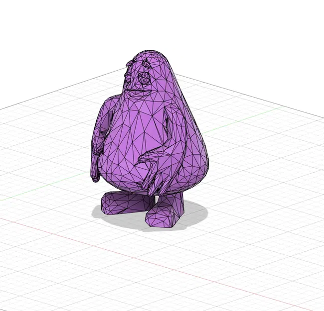 Nhân vật Grimace phong cách Low Poly từ McDonald's - Image 2