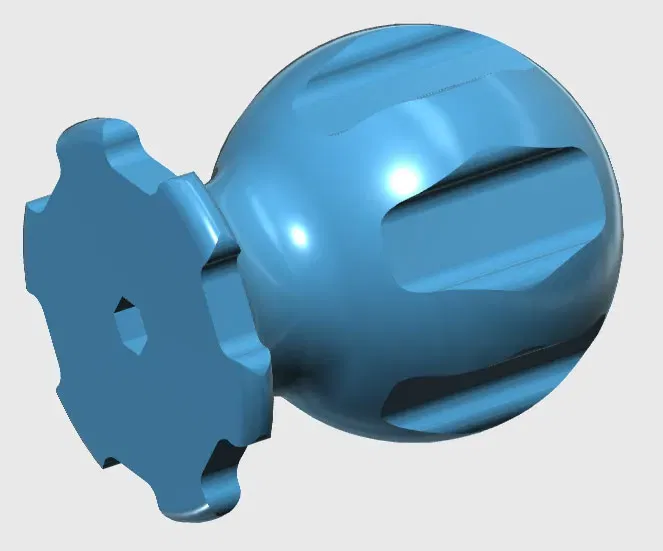 Cán tua vít ngắn với lỗ nam châm 6x6mm - Image 2