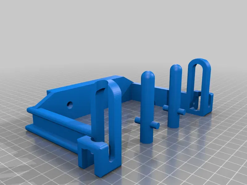 Giá đỡ giấy vệ sinh lắp vào tay nắm tủ lavabo - Image 1