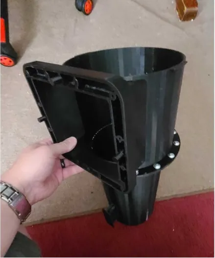 Bộ thu nước hồ bơi bị hỏng và sửa chữa 3D - Image 1